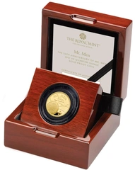 2021 1/4oz Mr Men - Mr Happy Proof Gold Coin Boxed