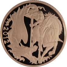 2012 Proof Gold Sovereign Boxed