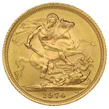 Elizabeth II Decimal Portrait Gold Sovereign Gift Boxed