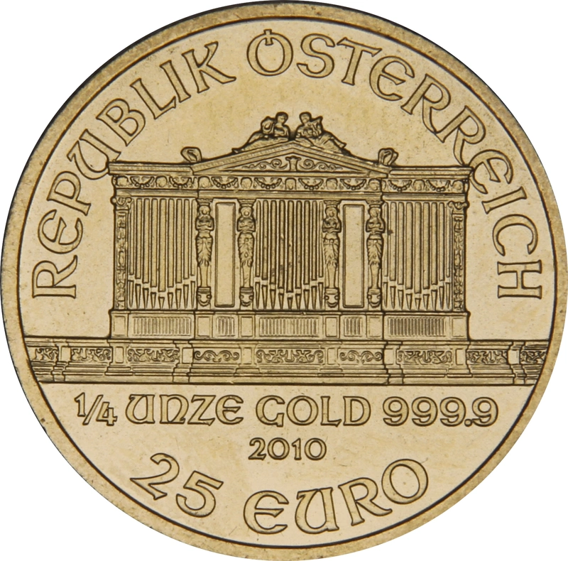 2010 Quarter Ounce Gold Austrian Philharmonic
