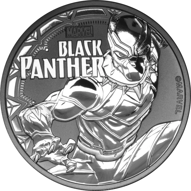 2018 Black Panther Silver Coin 1oz