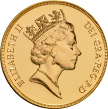 Brilliant Uncirculated Gold 1995 Five Pound Sovereign