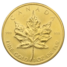1979 1oz Canadian Maple Gold Coin