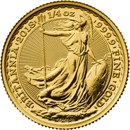 2018 Quarter Ounce Britannia Gold Coins
