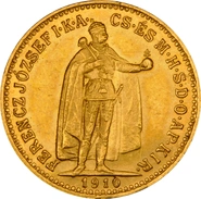 Hungarian 10 Korona Gold Coin Franz Joseph I