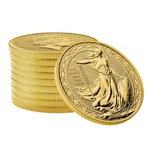 2020 1oz Gold Britannia (Oriental Border) Coin