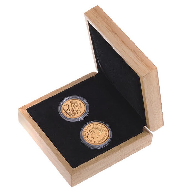 Two 2019 Sovereign Gold Coin in Gift Box