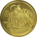 2015 1kg Gold Australian Year of the Goat