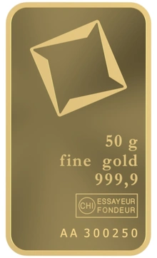 50g Gold Bar Valcambi
