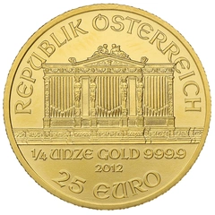 2012 1/4oz Austrian Gold Philharmonic Coin