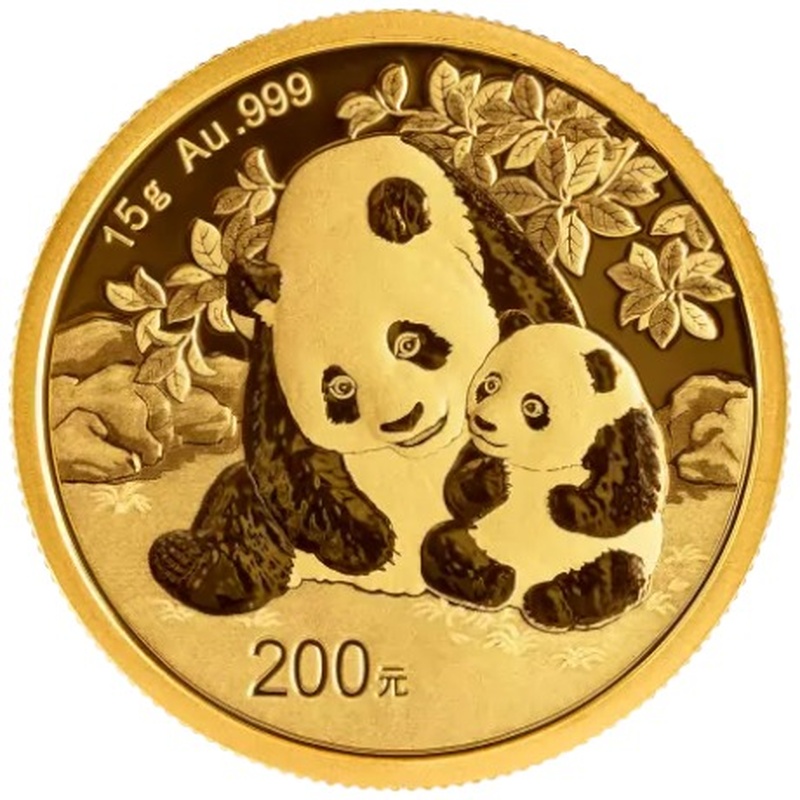 2024 15g Gold Chinese Panda Coin