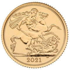 2021 Gold Half Sovereign