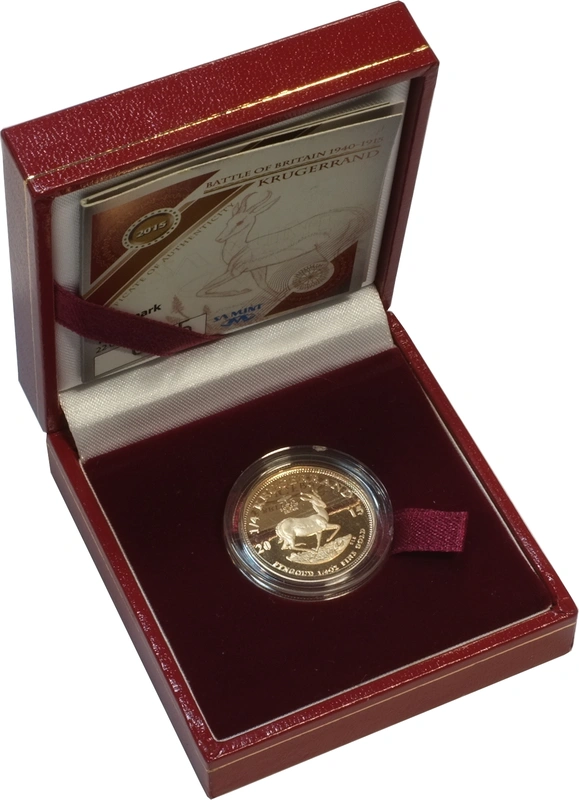 2015 1/4oz Gold Proof Krugerrand Battle of Britain - Boxed