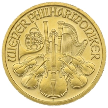 1998 Tenth Ounce Gold Austrian Philharmonic