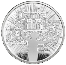 2023 2oz Music Legends - Shirley Bassey Proof Silver Coin Boxed