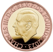 2023 JRR Tolkien Gold £2 Proof Coin Boxed