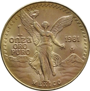 1oz 1981 Mexican Libertad Gold Coin