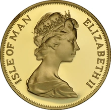 1973 Gold Proof Sovereign - Elizabeth II Decimal Portrait - IOM - no box or COA
