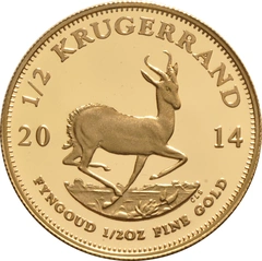 2014 Proof 1/2oz Krugerrand Gold Coin