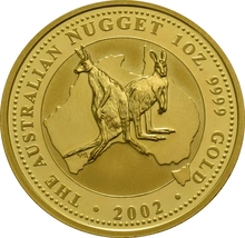 2002 1oz Gold Australian Nugget