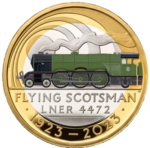 2023 - 100th Anniversary of  the Flying Scotsman £2 Piedfort Proof Coin Boxed