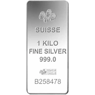PAMP 1 Kilo Silver Bar Minted