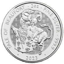 2023 Yale of Beaufort Silver Coin Tudor Beasts 2oz