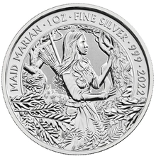 2022 Maid Marian Myths & Legends 1oz Silver Coin
