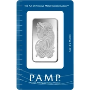 PAMP 1oz Silver Bar Minted