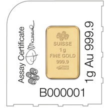 PAMP 12 Gram multigram Gold Bar minted