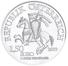2019 1oz Austrian Wiener Neustadt Silver Coin