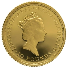 1997 Tenth Ounce Proof Britannia Gold Coin