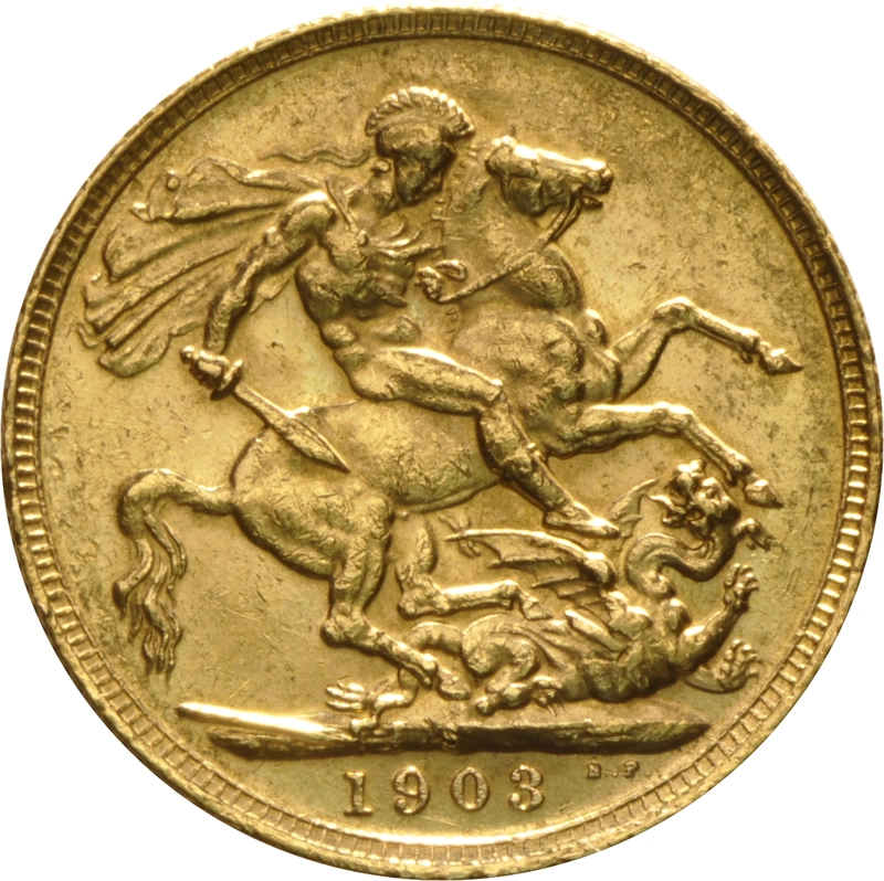 1903 Gold Sovereign - King Edward VII - S