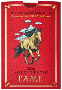 5g Gold Bar 2026 Year of the Horse PAMP