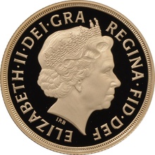 2013 £2 Two Pound Proof Gold Coin (Double Sovereign)