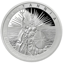 2025 Britannia 1oz Silver Proof Coin Boxed