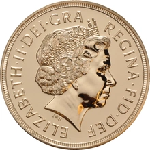 Brilliant Uncirculated Gold 2007 Five Pound Sovereign