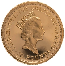 1987 Tenth Ounce Proof Britannia Gold Coin