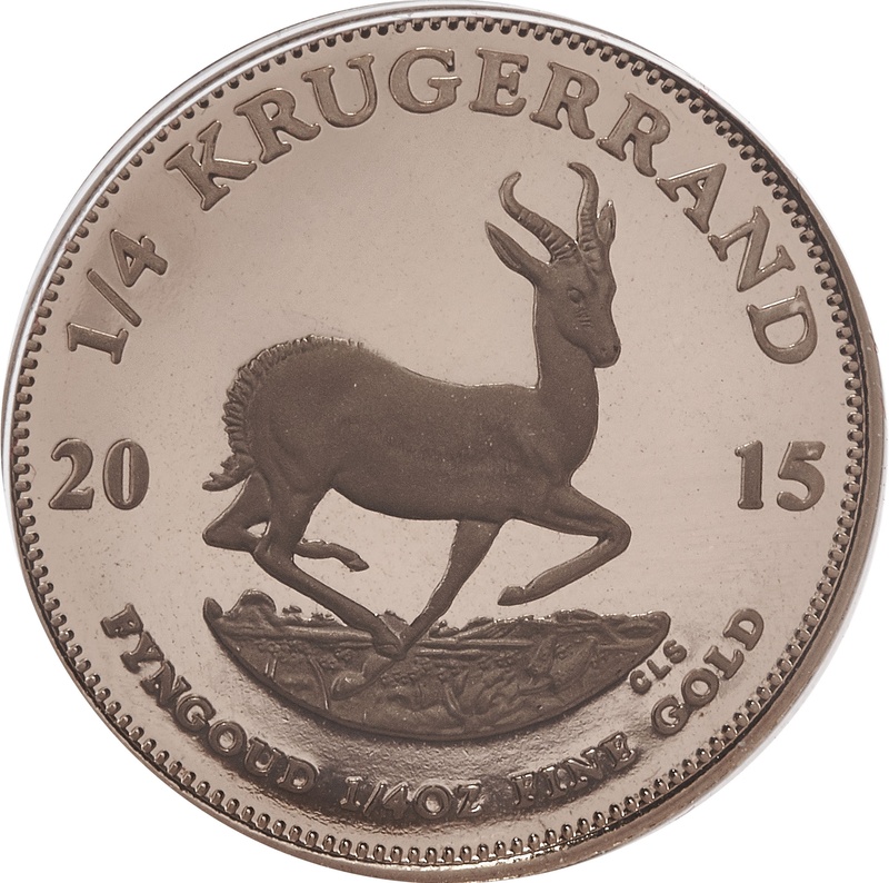 2015 Proof Quarter Ounce Gold Krugerrand