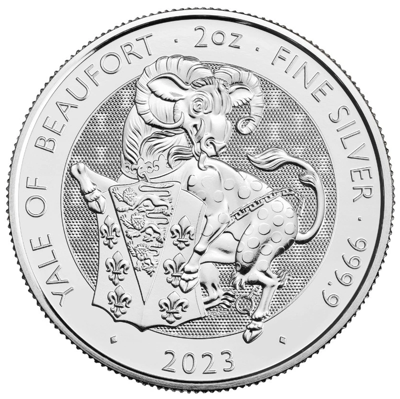 2023 Yale of Beaufort Silver Coin Tudor Beasts 2oz