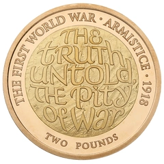 2018 Proof £2 Coin Gold Double Sovereign First World War Armistice