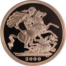 2000 Gold Proof Sovereign Four Coin Set
