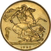 1823 George IV Double Sovereign £2 Gold Coin NGC AU Details
