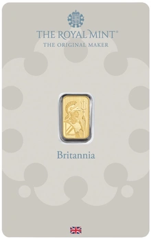 Britannia 1 Gram Minted Gold Bar