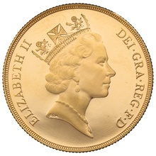 1992 £2 Two Pound Proof Gold Coin (Double Sovereign)
