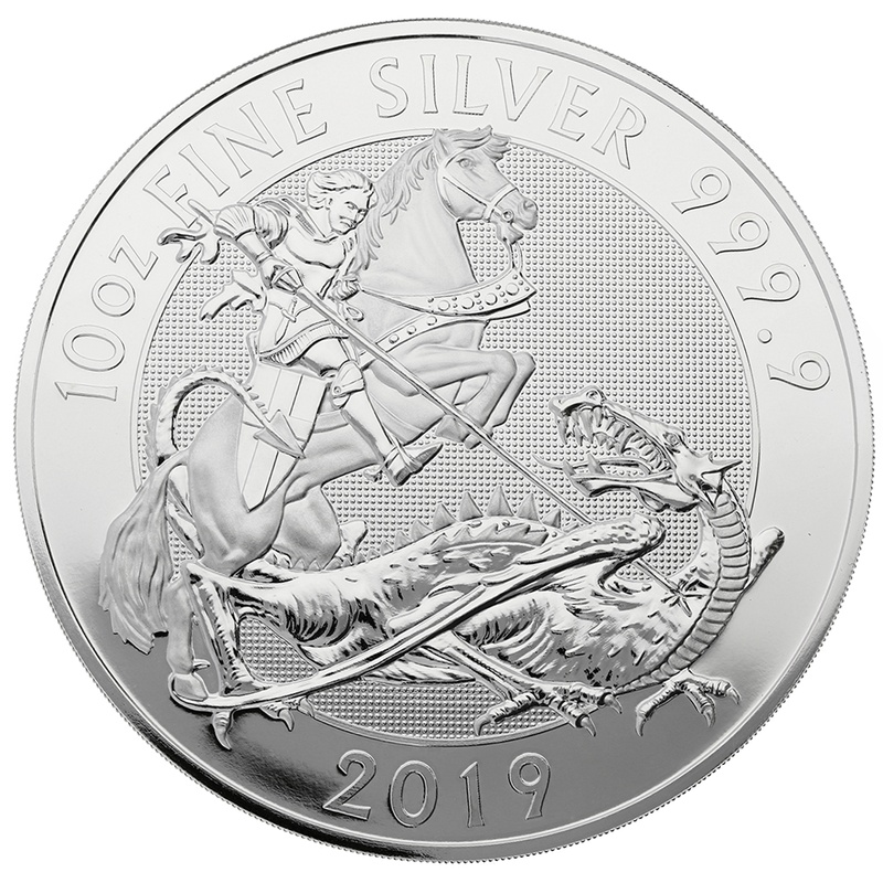 2019 Royal Mint Valiant 10oz Silver Coin