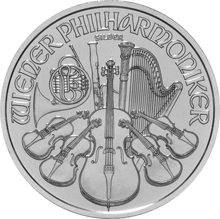 2018 1oz Austrian Philharmonic Silver Coin