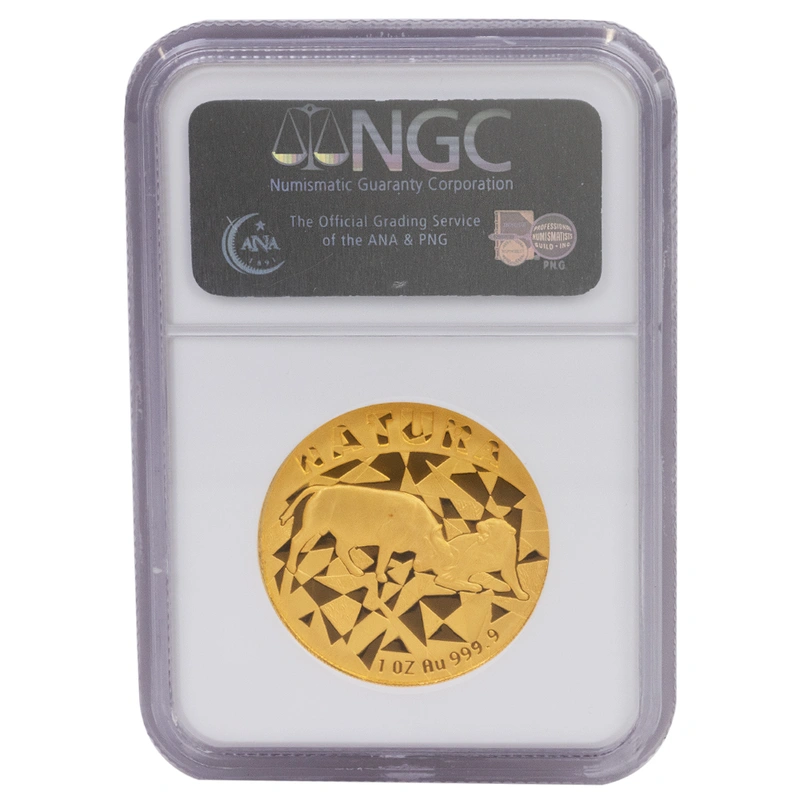1997 1oz Natura Proof Gold Coin Buffalo NGC PF69