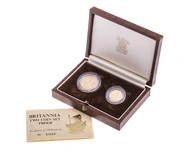 1987 Proof Britannia 2-Coin Set