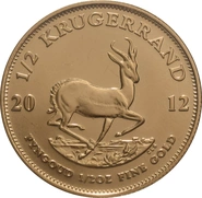 2012 1/2oz Krugerrand Gold Coin